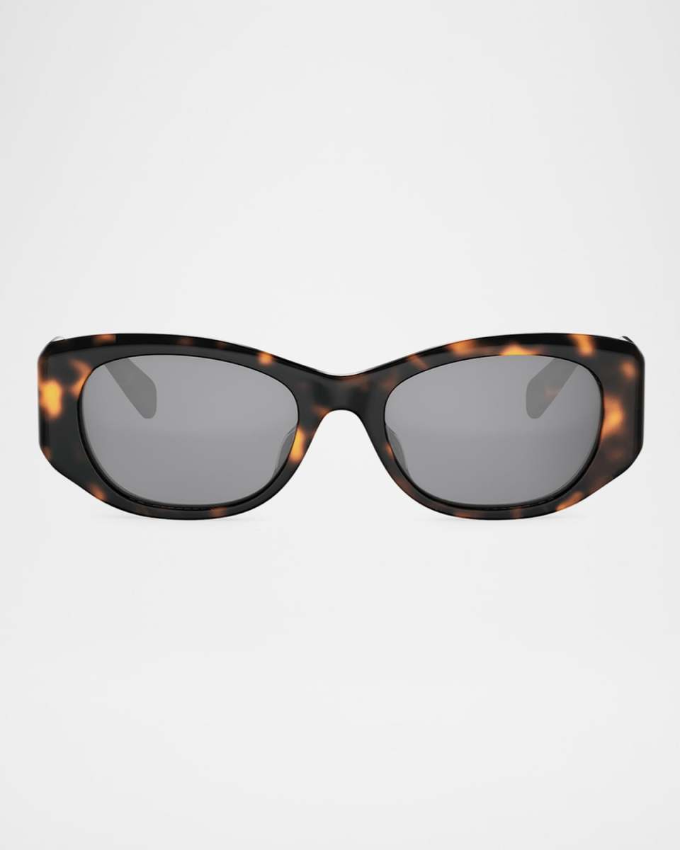3 Dots Acetate Oval Sunglasses